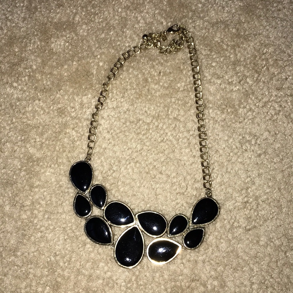A black bubble necklace